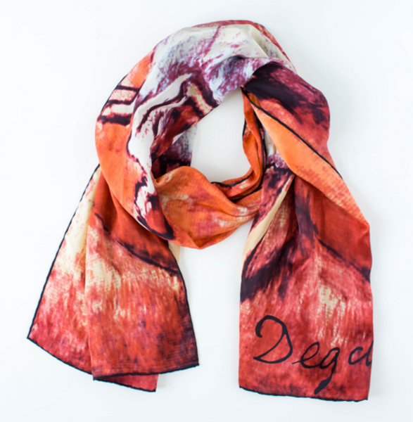 Escape To Comfort Embellished Scarf In Red • Impressions Online Boutique