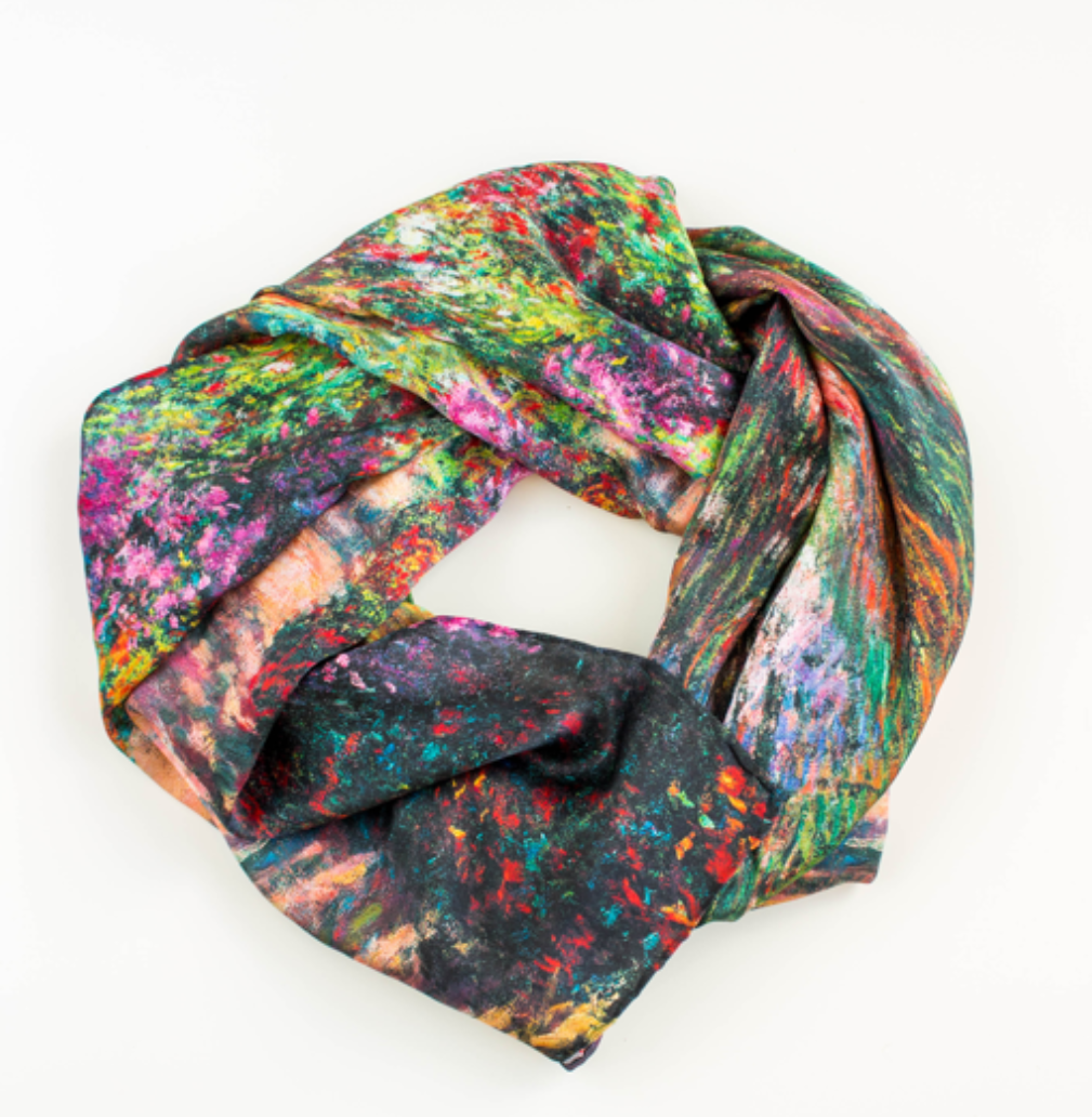 Garden Path at Giverny, Scarf